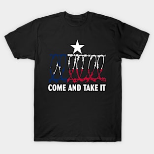 Texas Border Razorwire Come And Take It T-Shirt